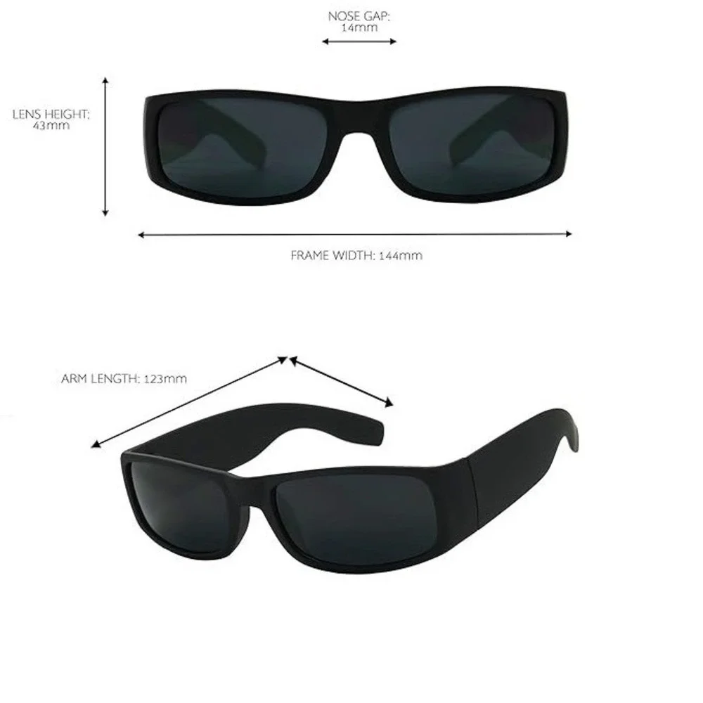 Black Rectangular‎ Sunglasses Mens Fashion Driving Sun Glasses UV400 Classic New